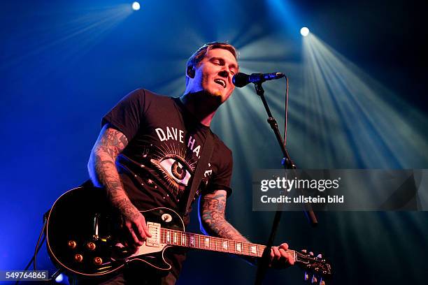 The Gaslight Anthem , Sänger Brian Fallon , Alex Levine, Auftritt, E-Werk Köln