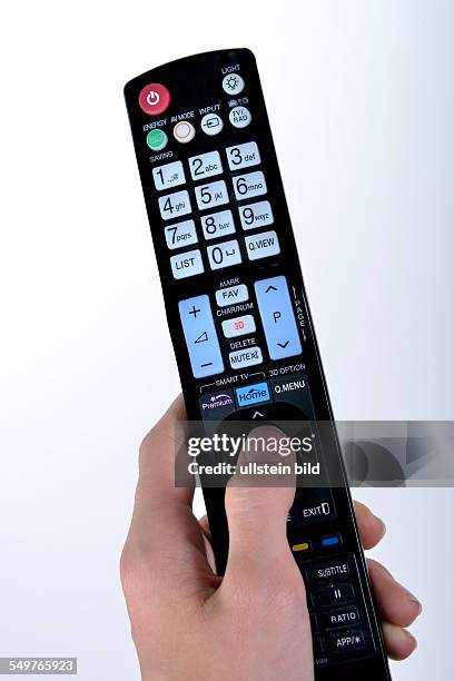 Hand, Fernbedienung fuer Fernseher