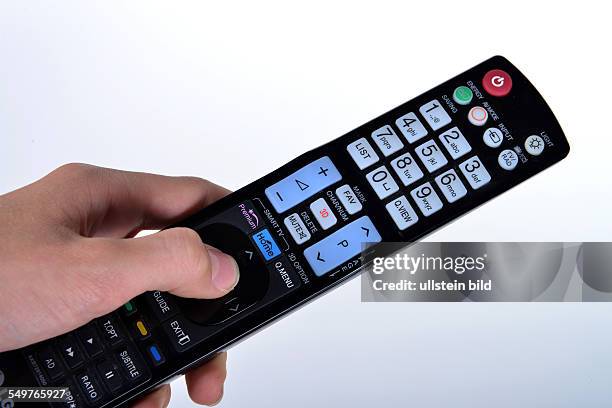 Hand, Fernbedienung fuer Fernseher