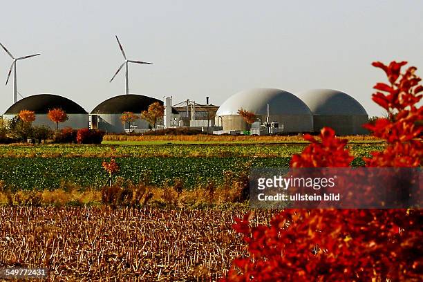 Biogasanlage in der Gemarkung Mehrum bei Hannover