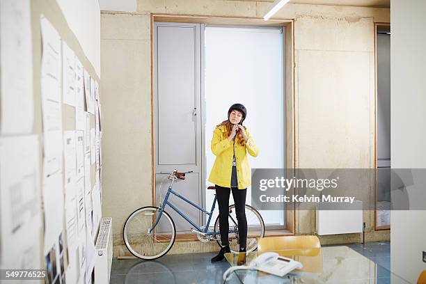 shoreditch office - cycling helmet stock pictures, royalty-free photos & images