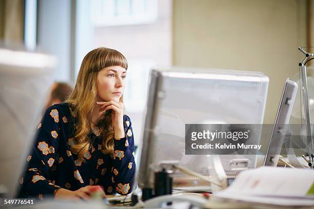 shoreditch office - creative occupation stock pictures, royalty-free photos & images
