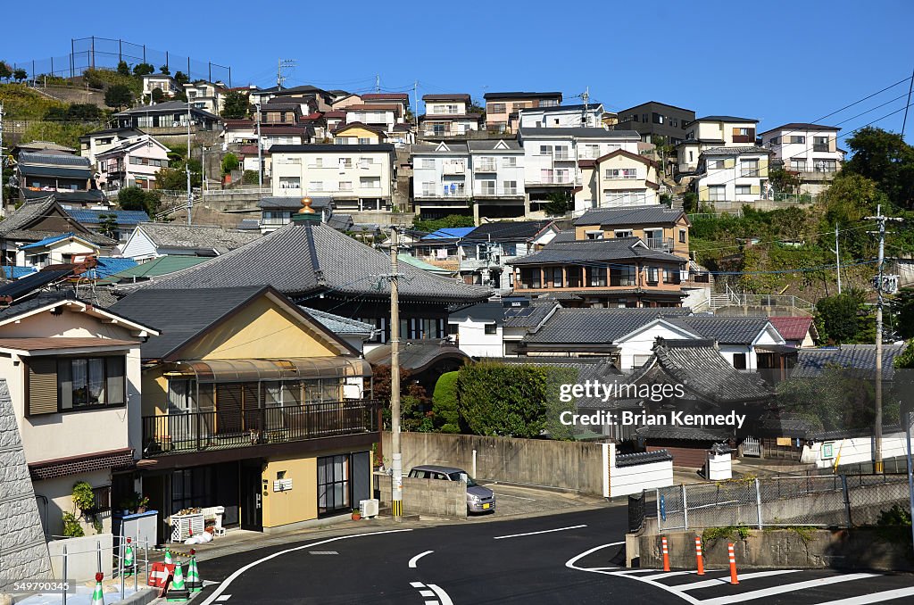 Nagasaki Street Residential Cityscape