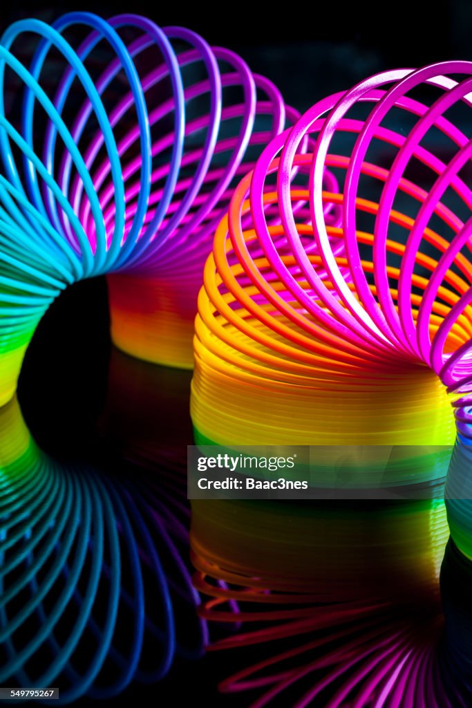 Flexibility - Colorful Slinky Toy