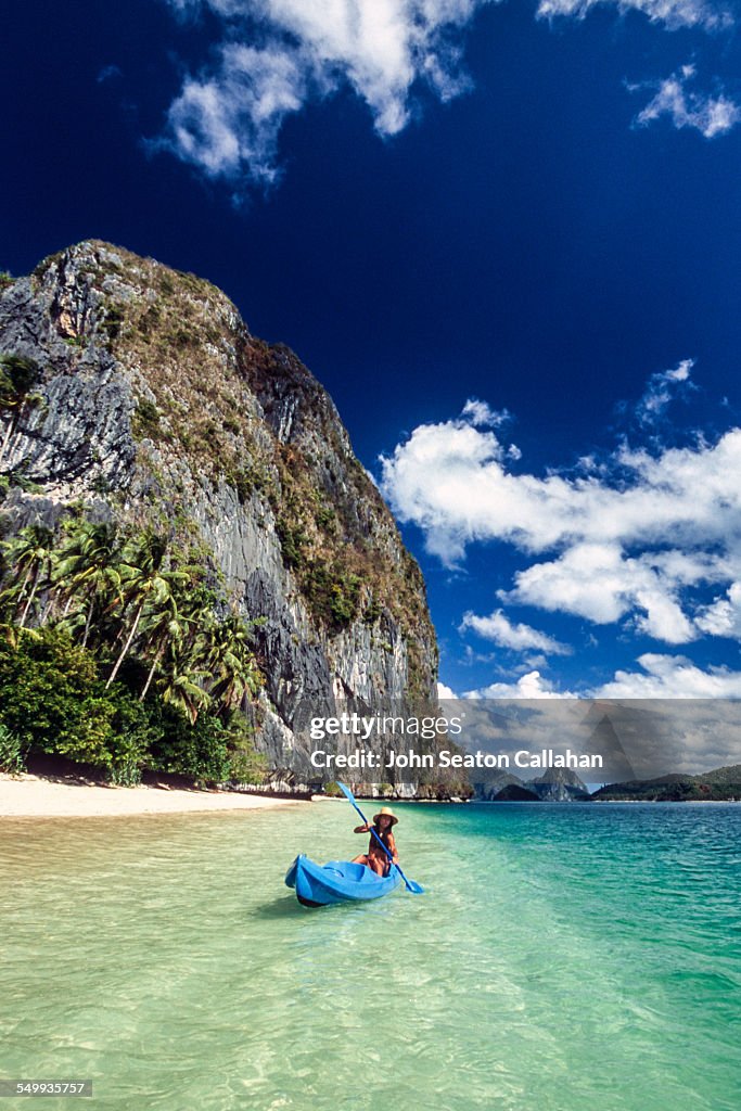 Sea kayaking in the South China Sea