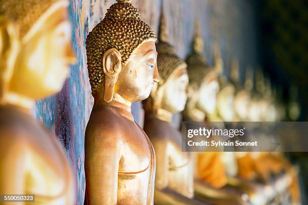 wat arun, bangkok - buddha stock-fotos und bilder