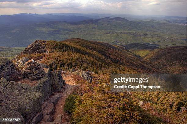 airline trail view new hampshire - appalachian trail stock pictures, royalty-free photos & images