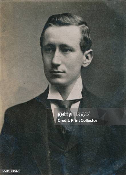 'Guglielmo Marconi', , Italian physicist and inventor, 1894-1907. Marconi discovered a way in which waves could be used to send messages from one...