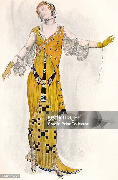 'Fantaisie Sur Le Costume Moderne, Dione', c1910. From The Studio Volume 60 [The Offices of the Studio, London, 1913-14.]