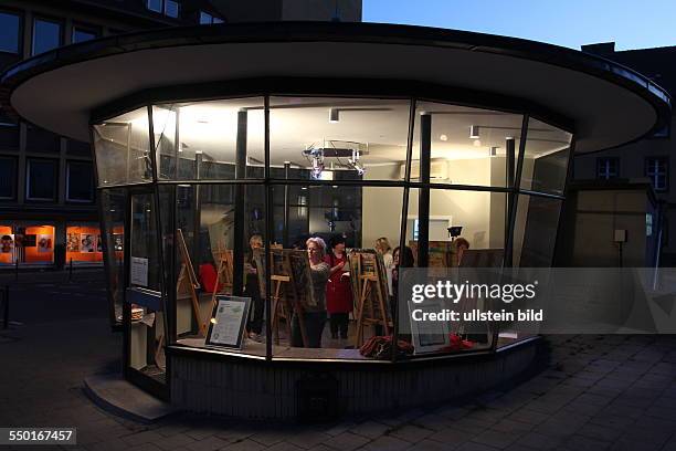 Germany. NRW, Witten: adult education centre in a former kiosk