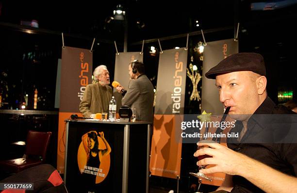 Schauspieler Ades Zabel zu Gast im Radio Eins Nighttalk am Rande der 56. Internationalen Filmfestspiele in Berlin