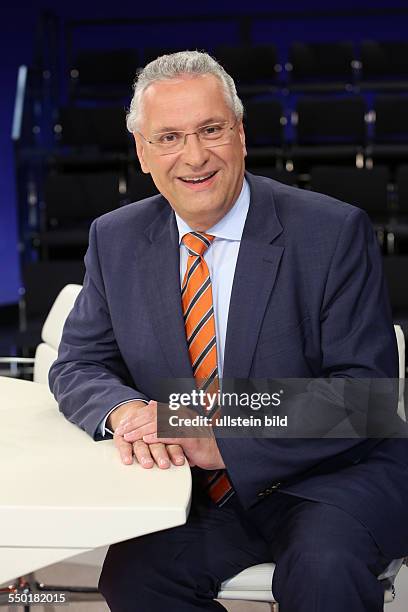 Joachim Herrmann in der ZDF-Talkshow "maybrit-illner" in Berlin