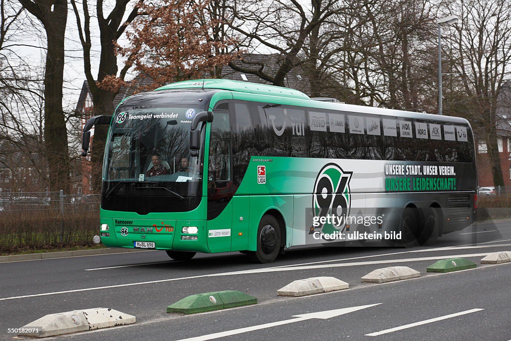 Team bus of Hannover 96