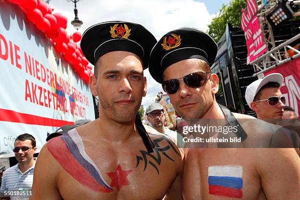 Christopher Street Day 2013: Ein vielfach aufgegriffenes Thema der diesjährigen CSD-Parade war die Einstellung und Verfolgung der russischen...