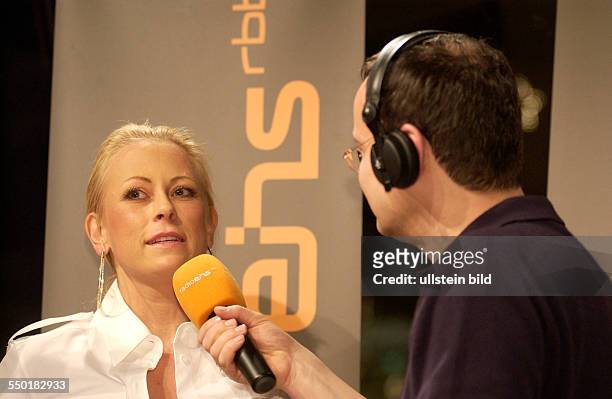 Schauspielerin Jenny Elbers-Elbertzhagen zu Gast bei Knut Elstermann im Radio Eins Nighttalk am Rande der 56. Internationalen Filmfestspiele in Berlin