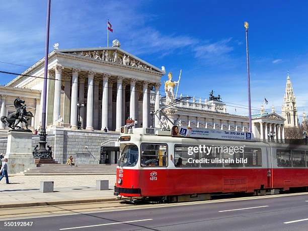 Das österreichische Parlament in Wien. Sitz der Regierung