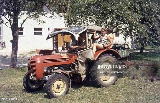 Austria, ca. 1968, Ferien auf dem Bauernhof