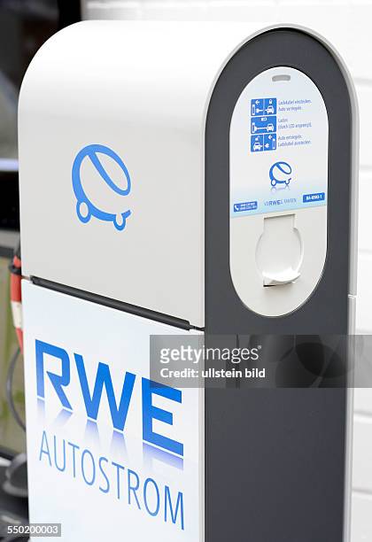 Charging unit for electric cars by RWE AG .