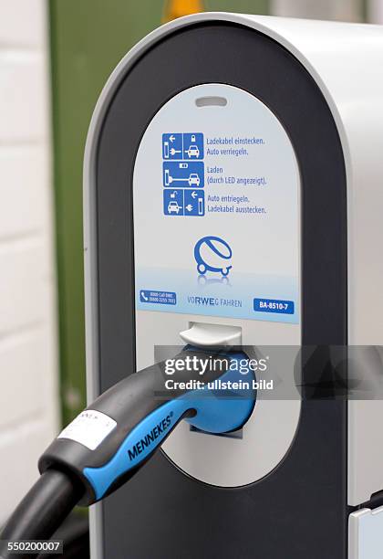 Charging unit for electric cars by RWE AG .