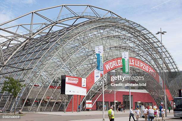 Eingang West zu den Messehallen