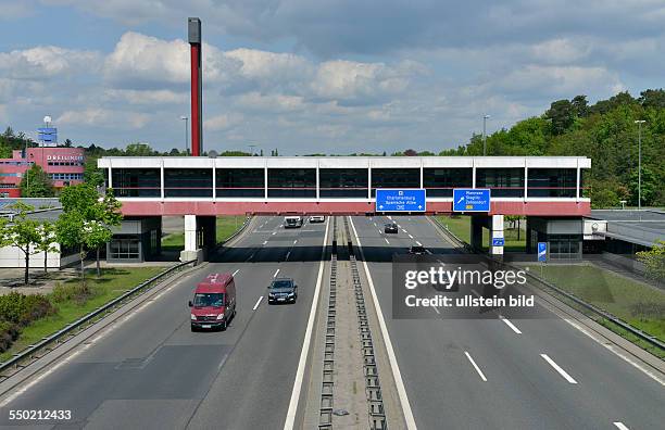 Autobahnbruecke Dreilinden, AVUS, Zehlendorf, Berlin, Deutschland / Autobahnbrücke