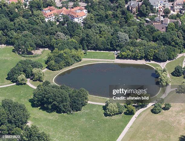 Luftbild Luftaufnahme Ansicht Halle Saale Sachsen Anhalt SaalePeißnitz Peissnitz Ziegelwiese Fontäne