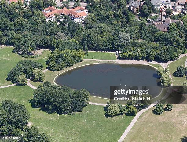 Luftbild Luftaufnahme Ansicht Halle Saale Sachsen Anhalt SaalePeißnitz Peissnitz Ziegelwiese Fontäne