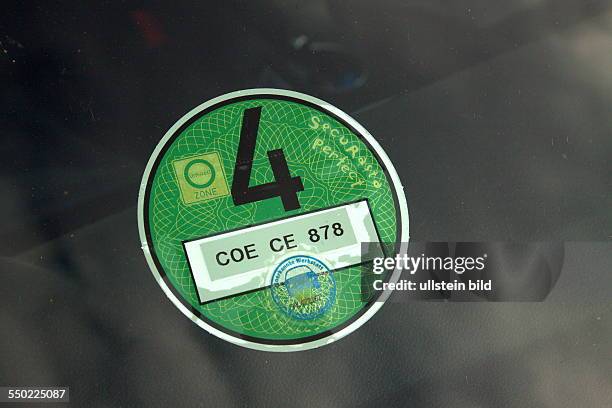 Feinstaubplakette EURO 4 The fine regulation allows the creation of green zones in Germany as a measure to comply with the limits for nitrogen oxide...