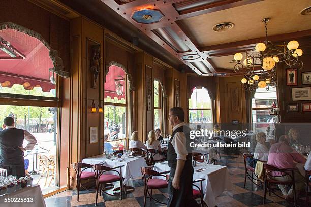 Interieur des Grand Cafe in Oslo