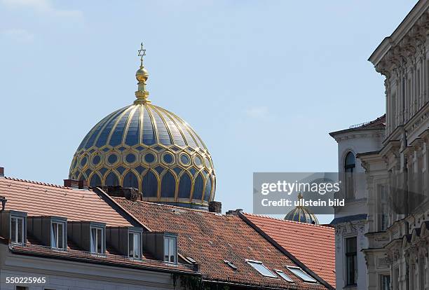 Kuppel der Neuen Synagoge über den dächern von Berlin-Mitte