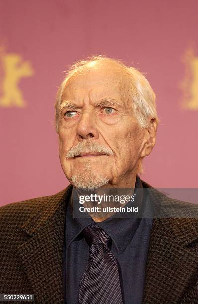 Regiesseur Robert Altman anlässlich der Präsentation des Films -A PRAIRIE HOME COMPANION- während der 56. Internationaleln Filmfestspiele in Berlin