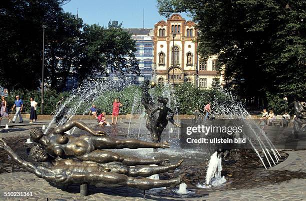 Brunnen der Freude, Rosstock.