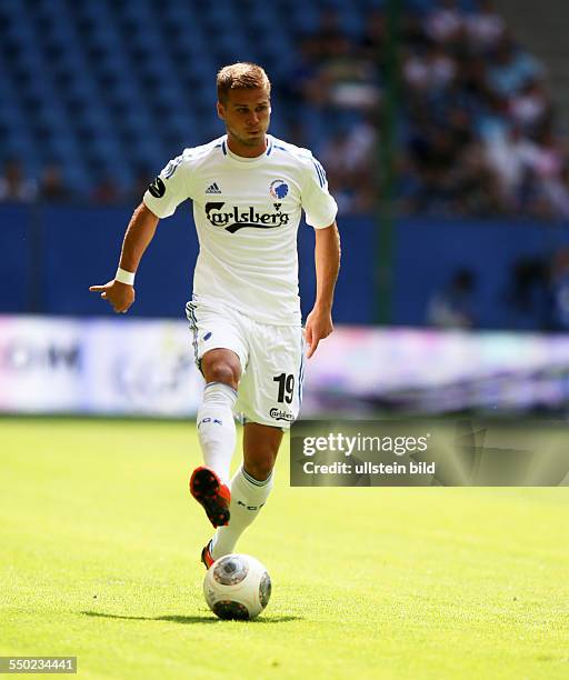 Rurik Gislason, Einzelbild, Freisteller, Aktion , FC Kopenhagen, Sport, Fußball Fussball, Imtech-Arena Hamburg, Herren, Nordcup, Testspiel, Daenemark...