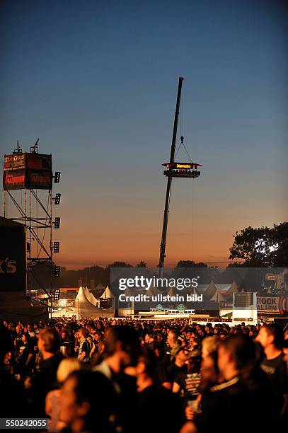 Das Festivalgelände des Wacken-Open-Air Festivals