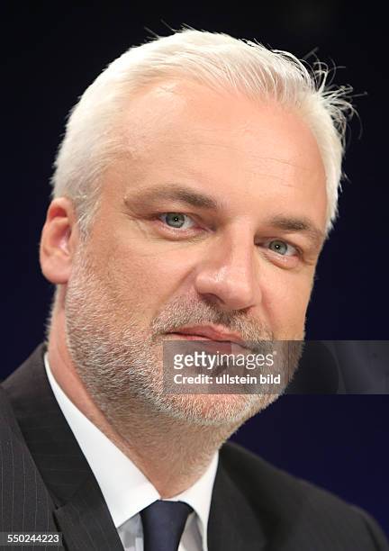 Garrelt Duin in der ZDF-Talkshow "maybrit illner" in Berlin