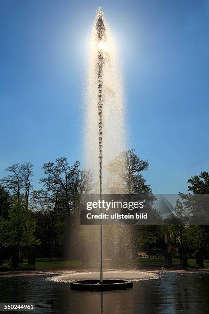 Bad Oeynhausen, health resort, Werre, Weser, Ravensberger Mulde, Wiehengebirge, East Westphalia, North Rhine-Westphalia, NRW, spa gardens, spring,...