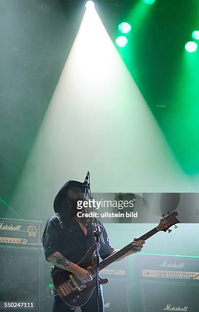 Sänger Ian -Lemmy- Kilmister während des Wacken-Open-Air Festivals