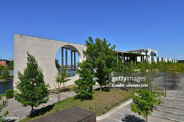 Bundeskanzleramt, Rueckseite, Berlin, Deutschland / Rückseite