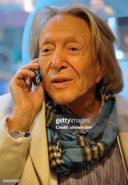 Rolf Eden zu Gast im RadioEins-Bus am Rande der 61. Internationalen Filmfestspiele in Berlin