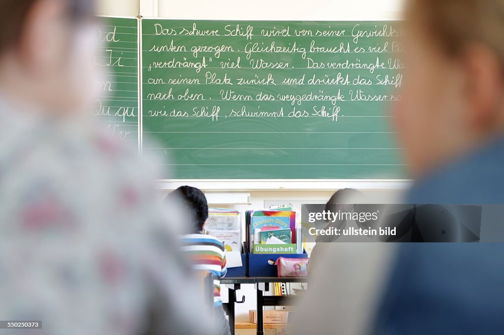 Unterricht in einer Grundschule