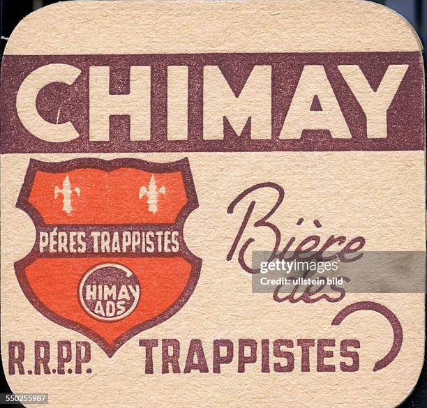 Deutschland, ca. 1970, Bierdeckel, Chimay