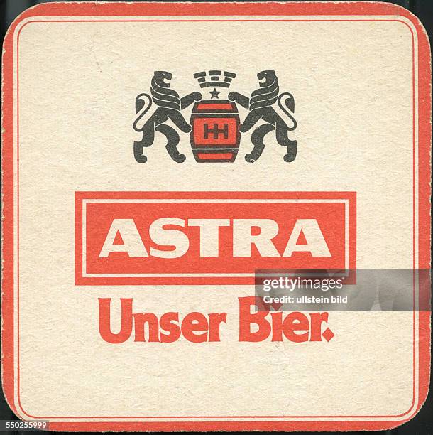 Deutschland, ca. 1970, Bierdeckel, ASTRA Pils