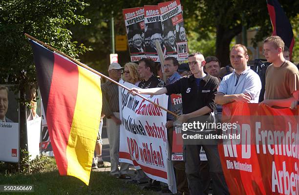 Prostestdemonstration anlässlich des SPD-Parteitages in Berlin