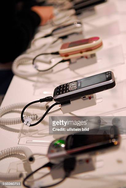 Mobiltelefone auf der Internationalen Funkausstellung in Berlin