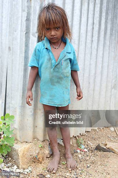 Hyderabad Kinder in einem Armenviertel