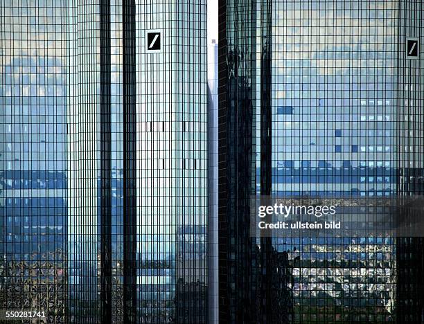 Frankfurt am Main, Bankenviertel Zentrale Deutsche Bank
