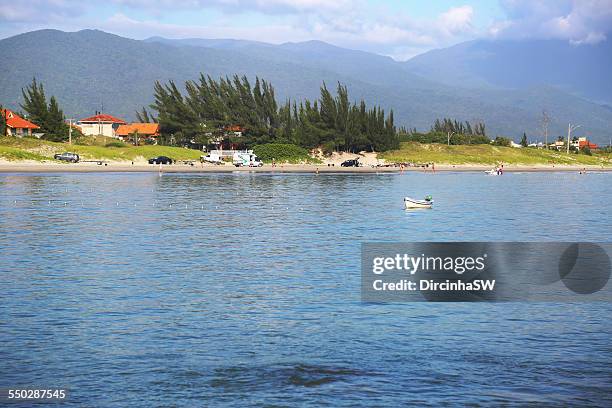 ponta do papagaio beach. - papagaio stockfoto's en -beelden