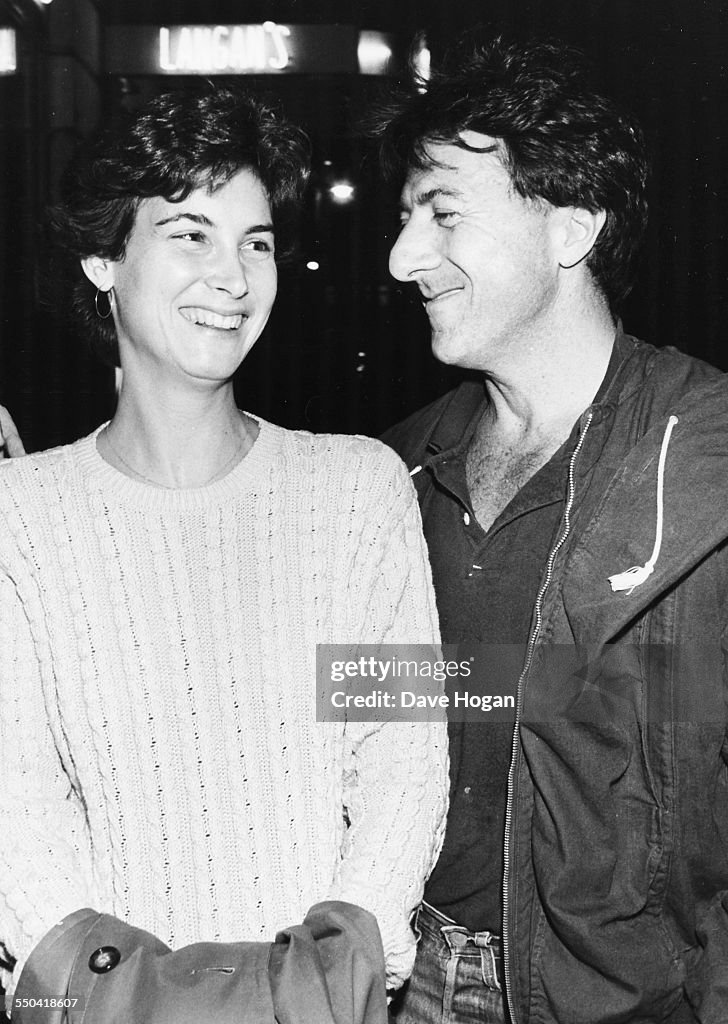 Dustin Hoffman And Wife