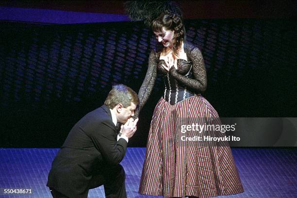 "The Merry Widow," a special New Year Eve gala performance, at the Metropolitan Opera House on December 31, 2003.This image:The tenor Tony Stevenson...