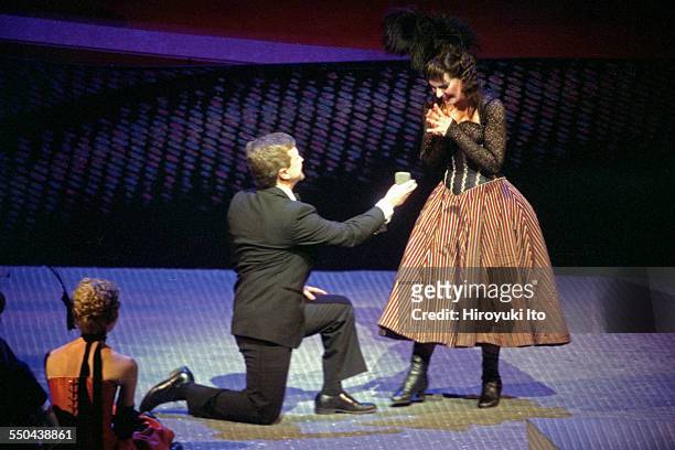 "The Merry Widow," a special New Year Eve gala performance, at the Metropolitan Opera House on December 31, 2003.This image:The tenor Tony Stevenson...